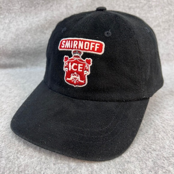 Smirnoff Ice Other - Smirnoff Ice Logo Unisex Black Smirnoff Baseball Hat Adjustable Strap OSFM
